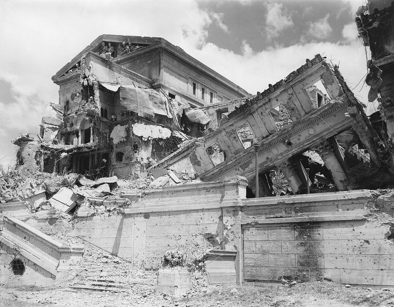 Ruins of the Legislative Building, Manila, 1945
